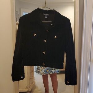 Ann Taylor S Black Velvet Jacket
